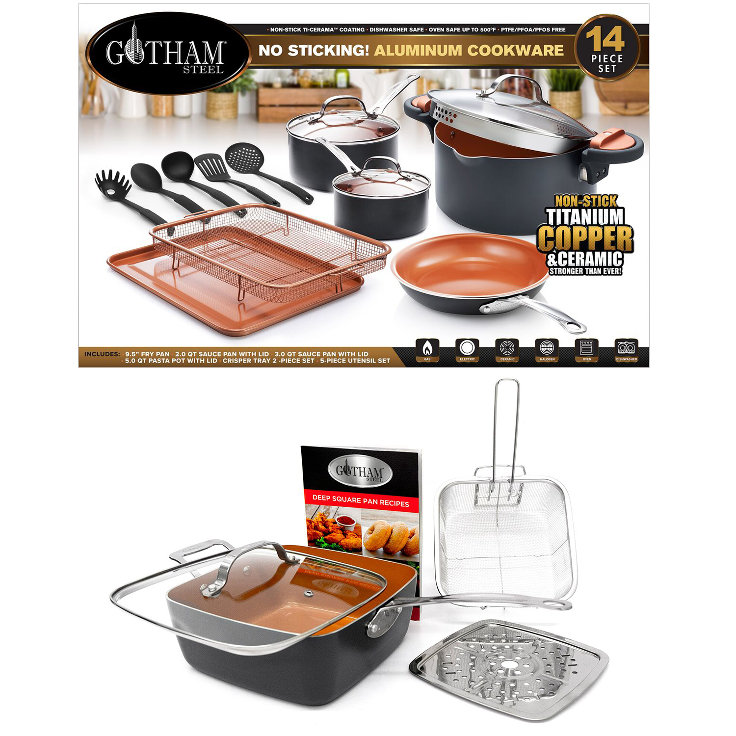 Gotham Steel | Non-Stick Titanium Cookware